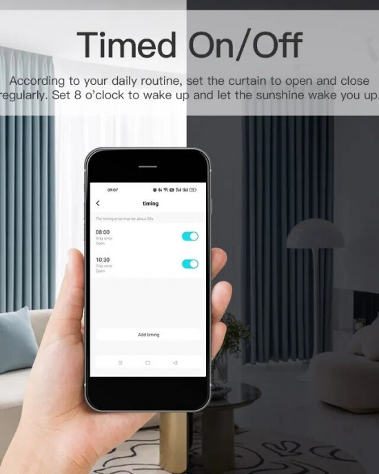 Tuya Smart WiFi Curtain Motor for Roman T U Track Automatic Open Smart Electric Curtain Robot APP Voice Control with Alexa Google Home Tuya Smart WiFi Curtain Motor for Roman T U Track Automatic Open Smart Electric Curtain Robot APP Voice Control with Alexa Google Home