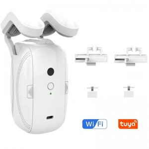 Tuya Smart WiFi Curtain Motor for Roman T U Track Automatic Open Smart Electric Curtain Robot APP Voice Control with Alexa Google Home