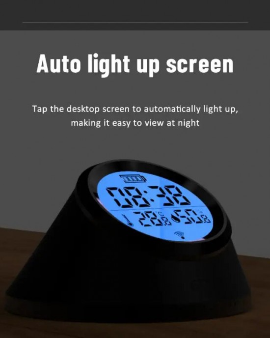 YXZBTHP 1 Tuya Smart Zigbe Temperature and Humidity Sensor Clock with Screen Backlight Temperature and Humidity Meter Display Smart Home Hygrometer Thermometer Work with Alexa Google Home YXZBTHP 1 Tuya Smart Zigbe Temperature and Humidity Sensor Clock with Screen Backlight Temperature and Humidity Meter Display Smart Home Hygrometer Thermometer Work with Alexa Google Home