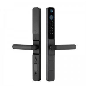 WAFU Tuya WiFI Smart Waterproof Doorlock Fingerprint Password IC Card Key APP Unlock Electronics Aluminum Door Lock with HD Cameras for Home Security